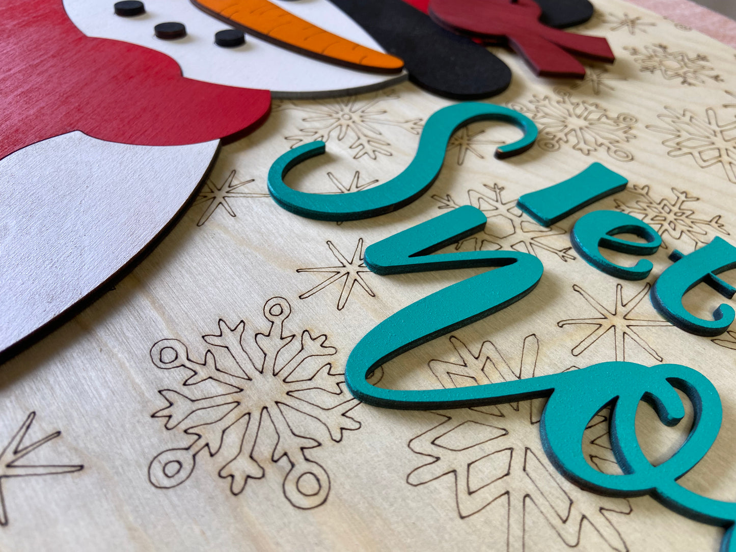 Let It Snow Door Hanger