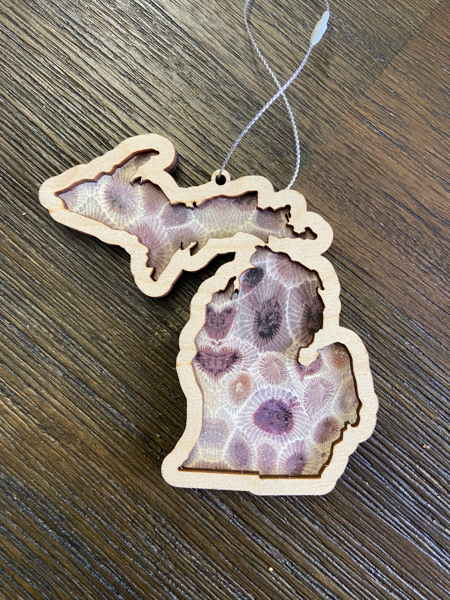Petoskey Stone Michigan Ornament