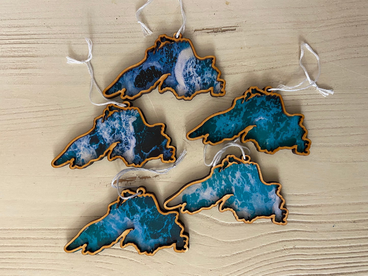 Lake Superior Christmas Tree Ornament