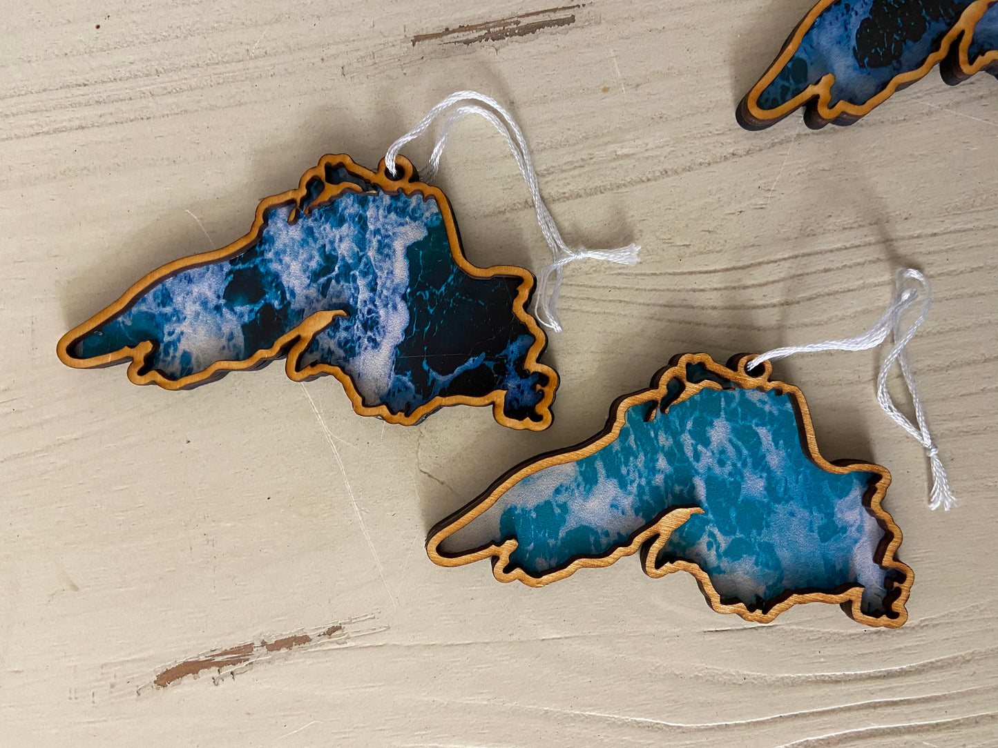 Lake Superior Christmas Tree Ornament