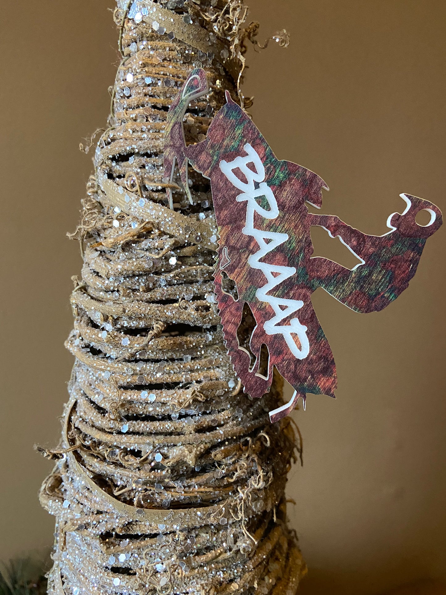 Braaap Snowmobile Christmas Tree Ornament