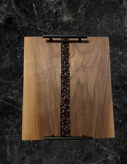 Walnut Taconite Serving Board