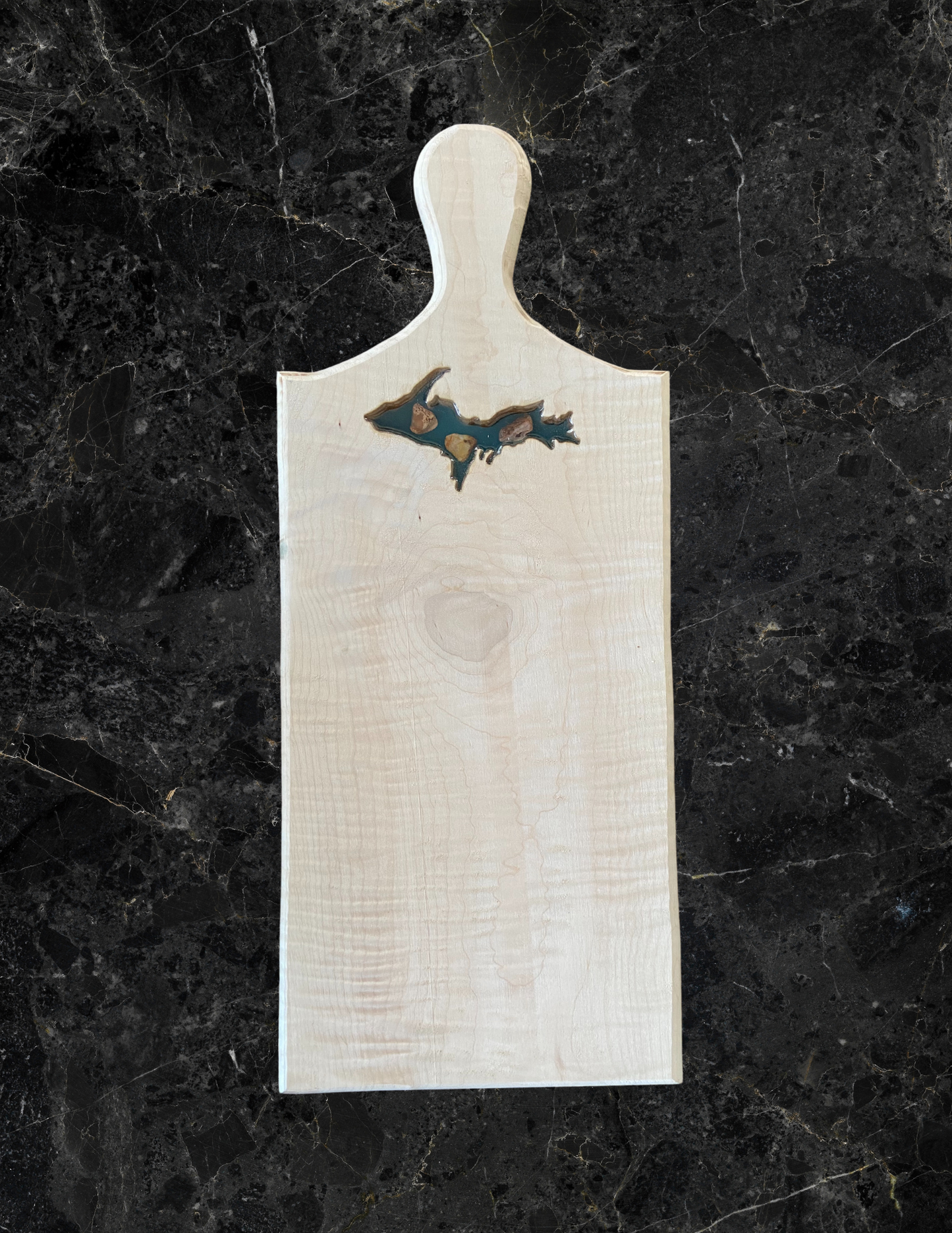 Upper Peninsula Curly Maple Charcuterie Board