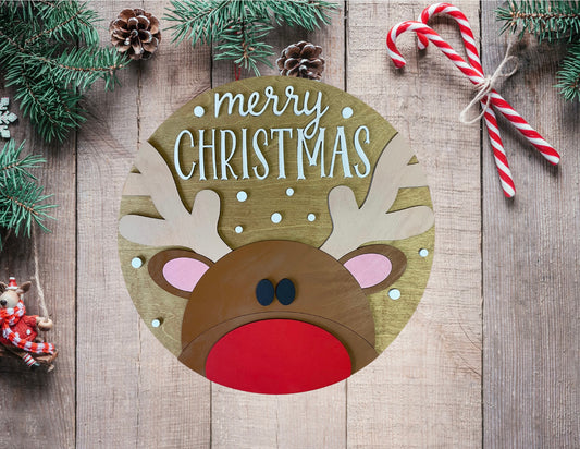 Reindeer Door Hanger