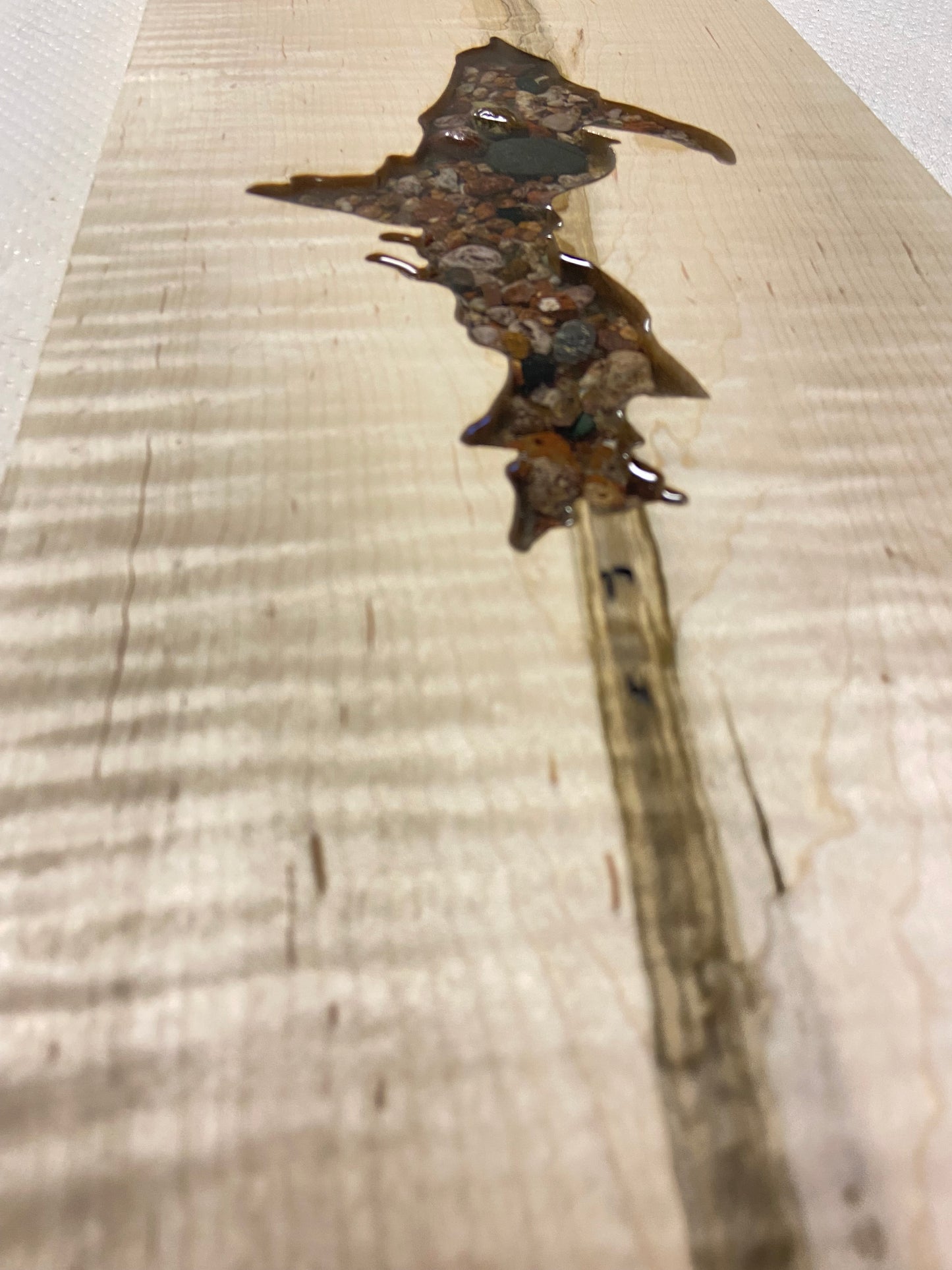 Upper Peninsula Curly Maple Serving Board