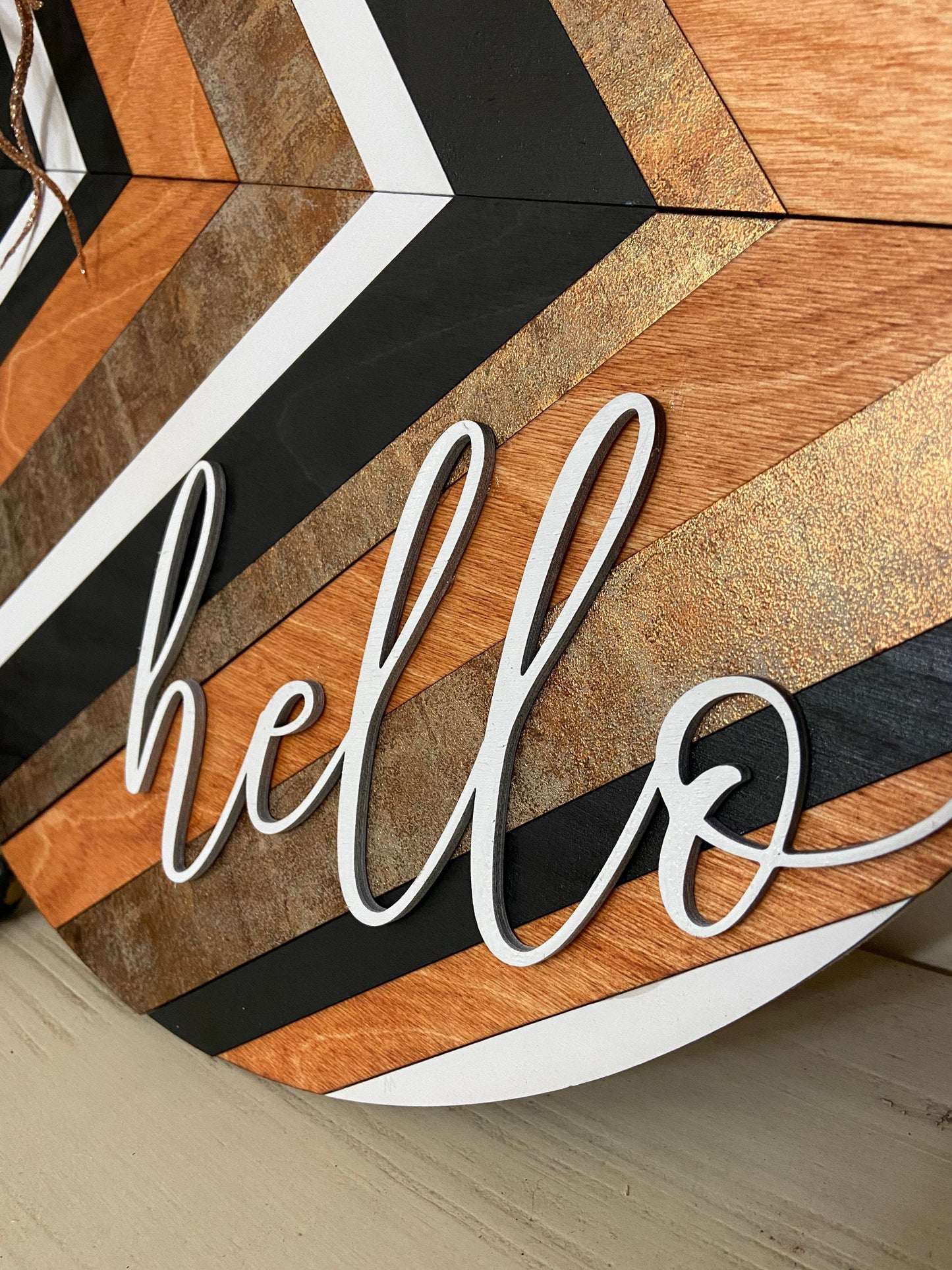 The Jess - Hello Wood Sign